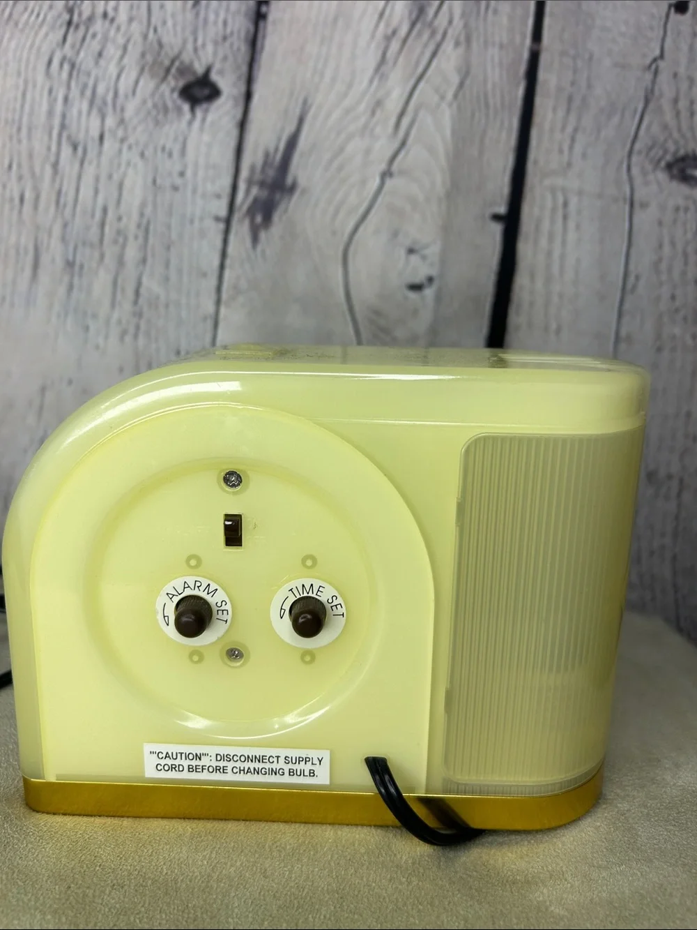 Westclox Big Ben Moonbeam clock flashing alarm snooze model 43000 MCM retro